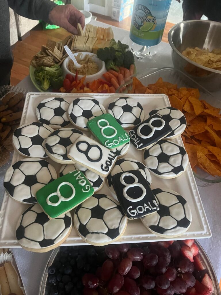 I made birthday cookies! I made birthday cookies!