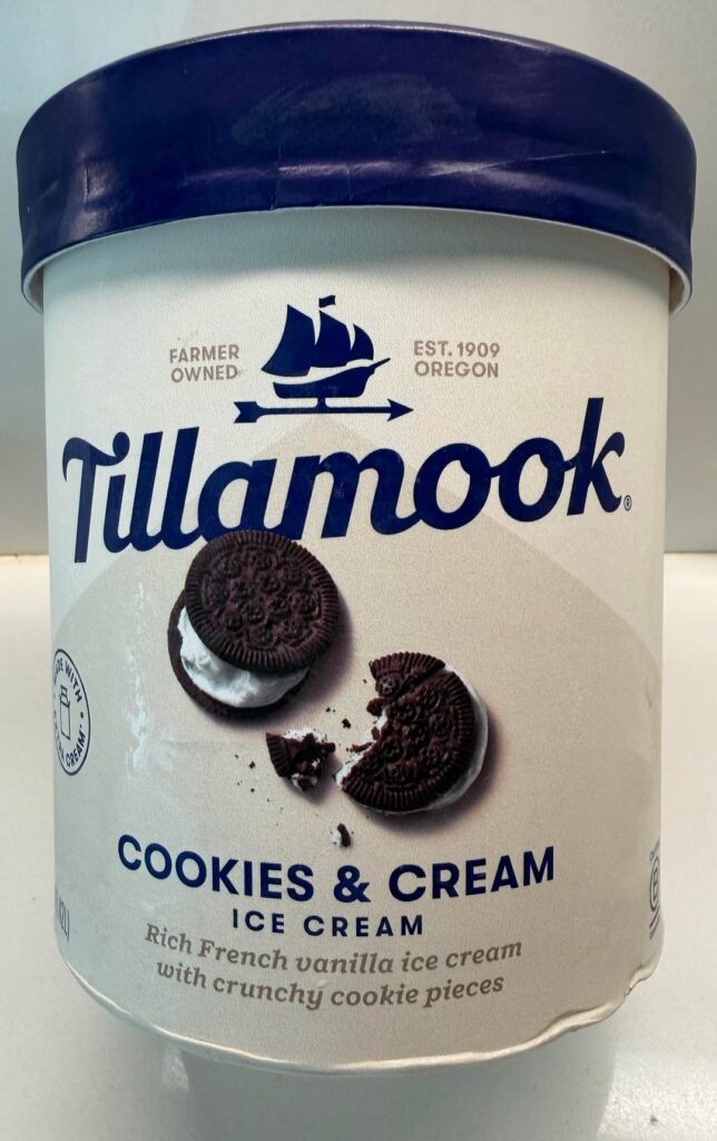 Tillamook Cookies and Cream
