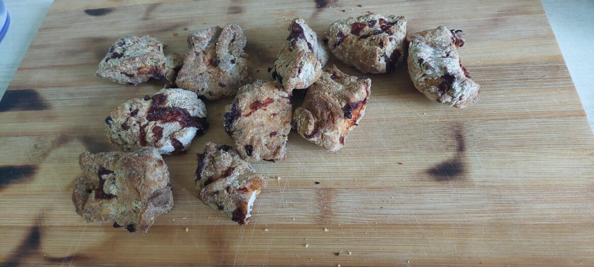 Throwback to when i didnt know airfrying nuggets still needs oil, and ive created protetin rocks