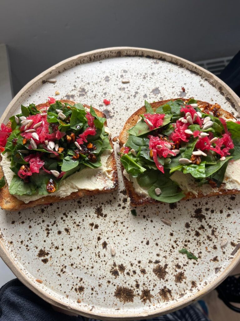 Loaded tofu ricotta toast Loaded tofu ricotta toast