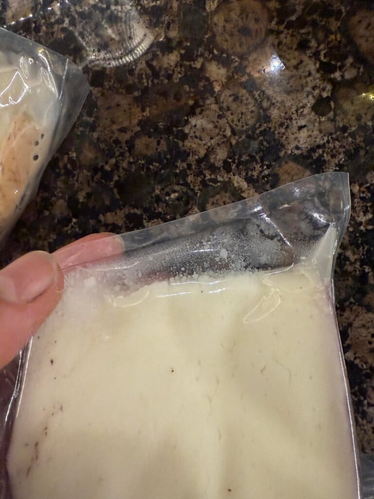 Brought a few cheeses back from Italy, couple are leaking water?
