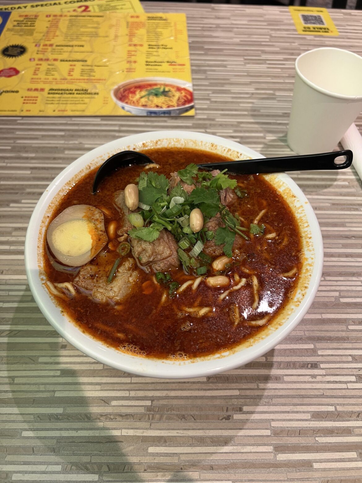 Xiăo Miàn szechuan style beef brisket from Hey Noodles