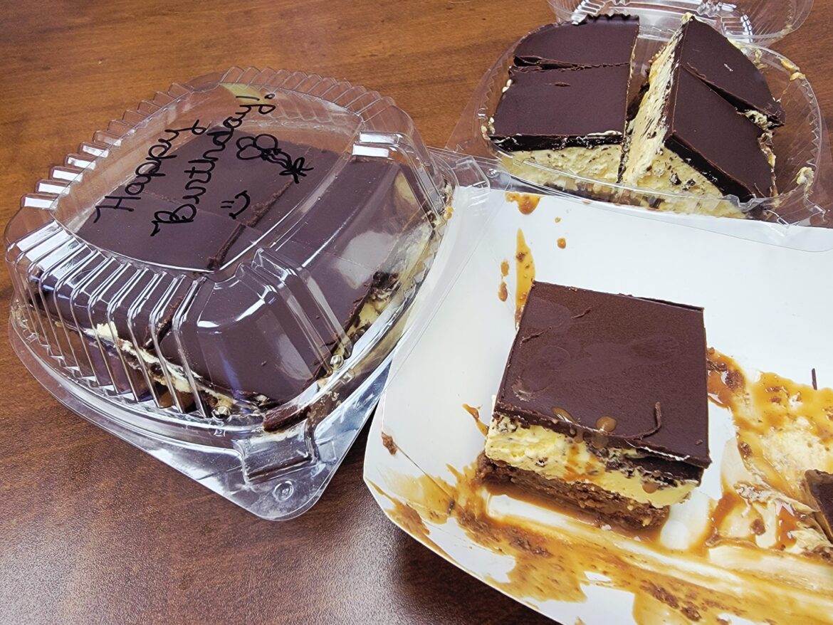 My co-worker made me her version of Nanaimo bars for my birthday, and they're the best I've ever had.