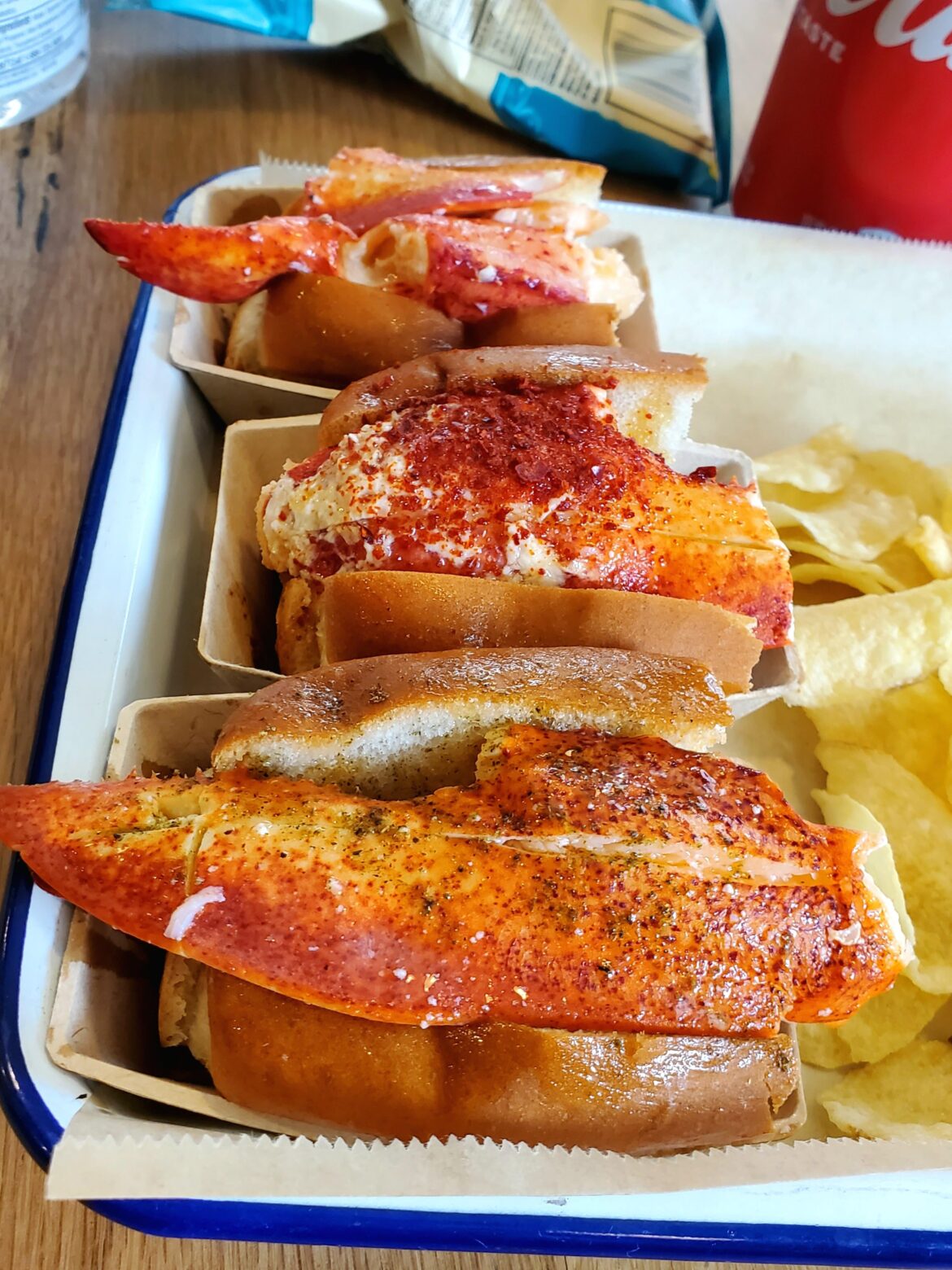 Lobster Roll Flight @ Luke's Lobster