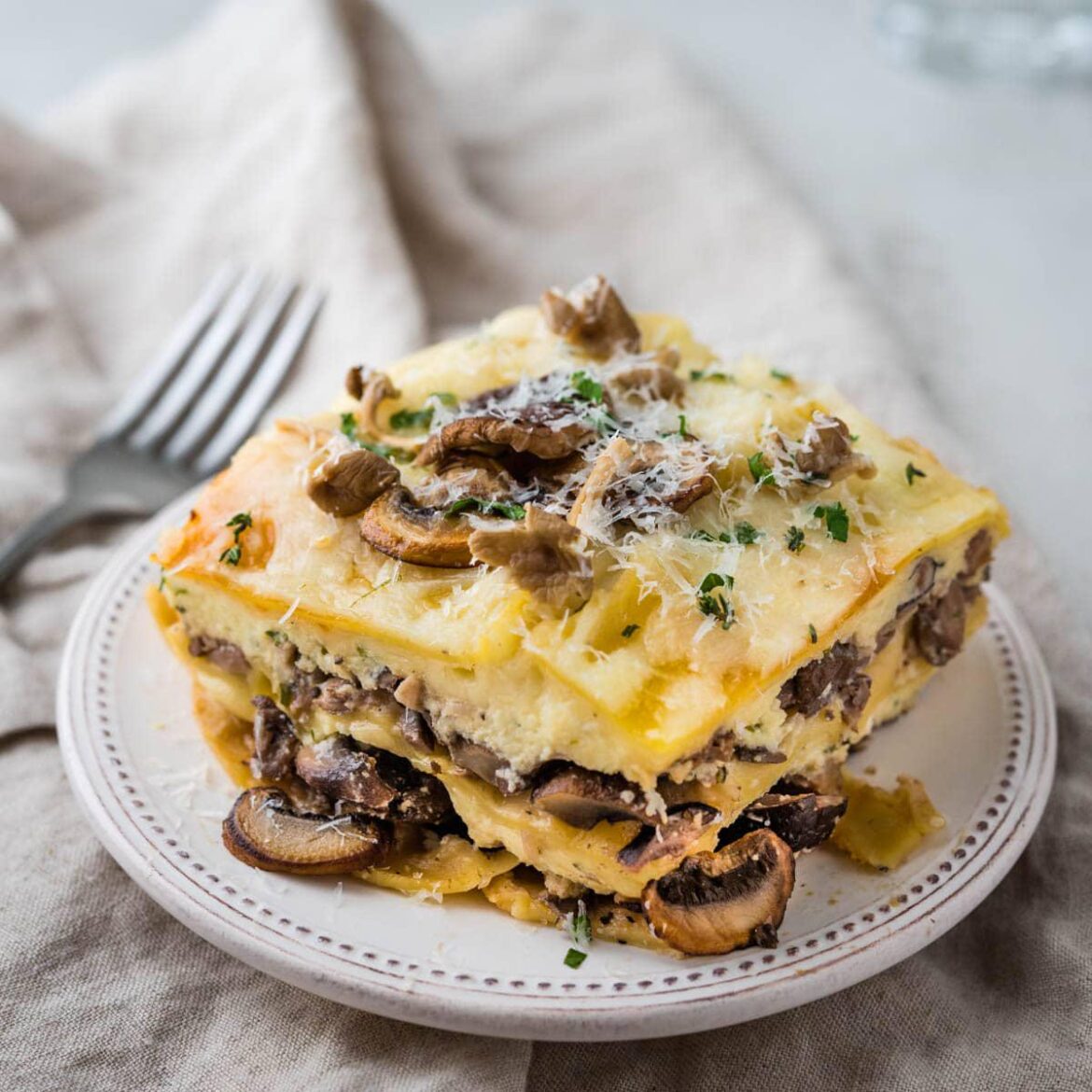 Mushroom Lasagna