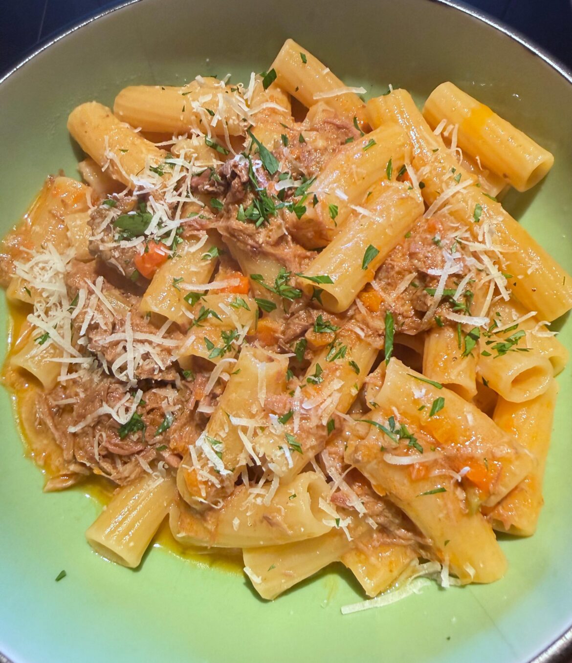 Rigatoni with Braised Beef Ragu