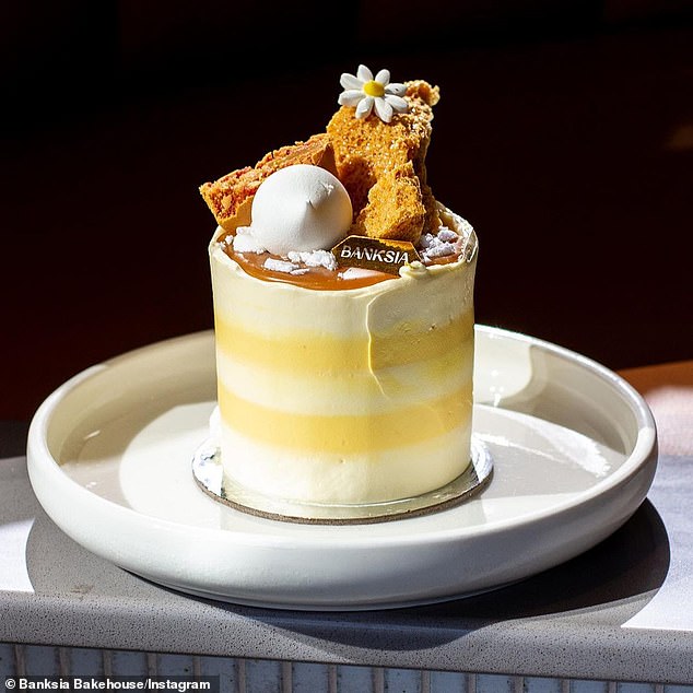 A bakery has created an incredible 'mini bee hive' cake - complete with honey caramel, cream cheese frosting and honeycomb