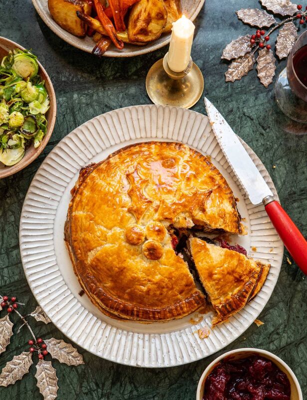 Suzanne Mulholland's festive camembert puff pie. Picture: Andrew Hayes-Watkins