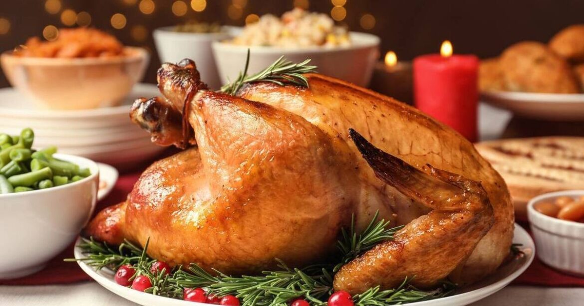 I panicked about cooking Christmas dinner, but it's just a carvery with tinsel