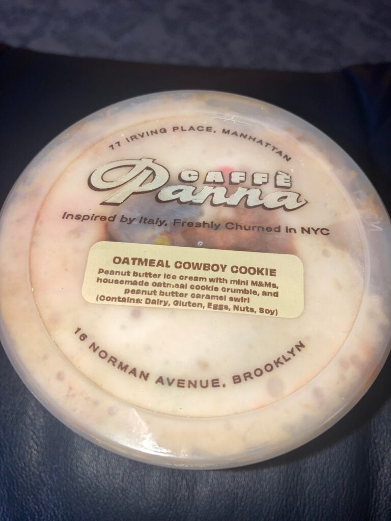 Caffe Panna Oatmeal Cowboy Cookie: Insanity in a Pint Caffe Panna Oatmeal Cowboy Cookie: Insanity in a Pint