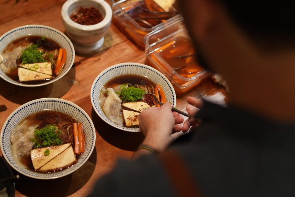 Hosted a vegan ramen pop-up