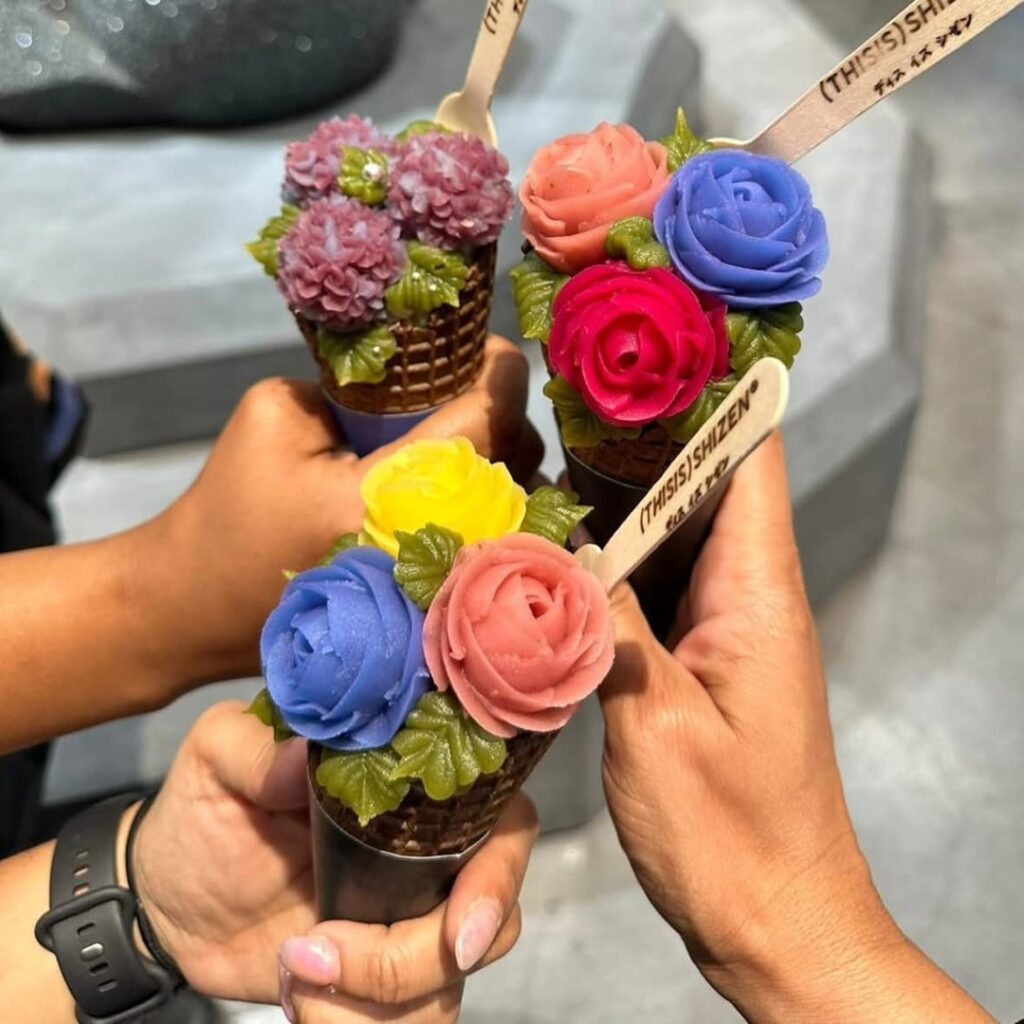 Pretty Ice cream from Kyoto, Japan