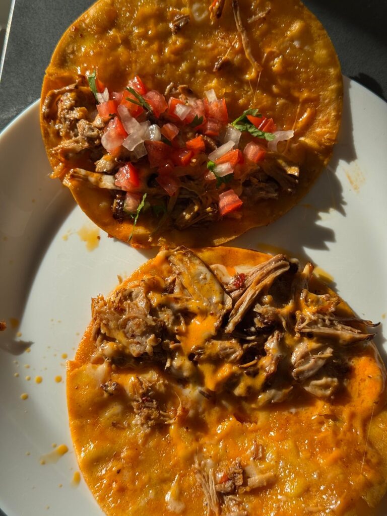 carnitas + subsequent quesadillas