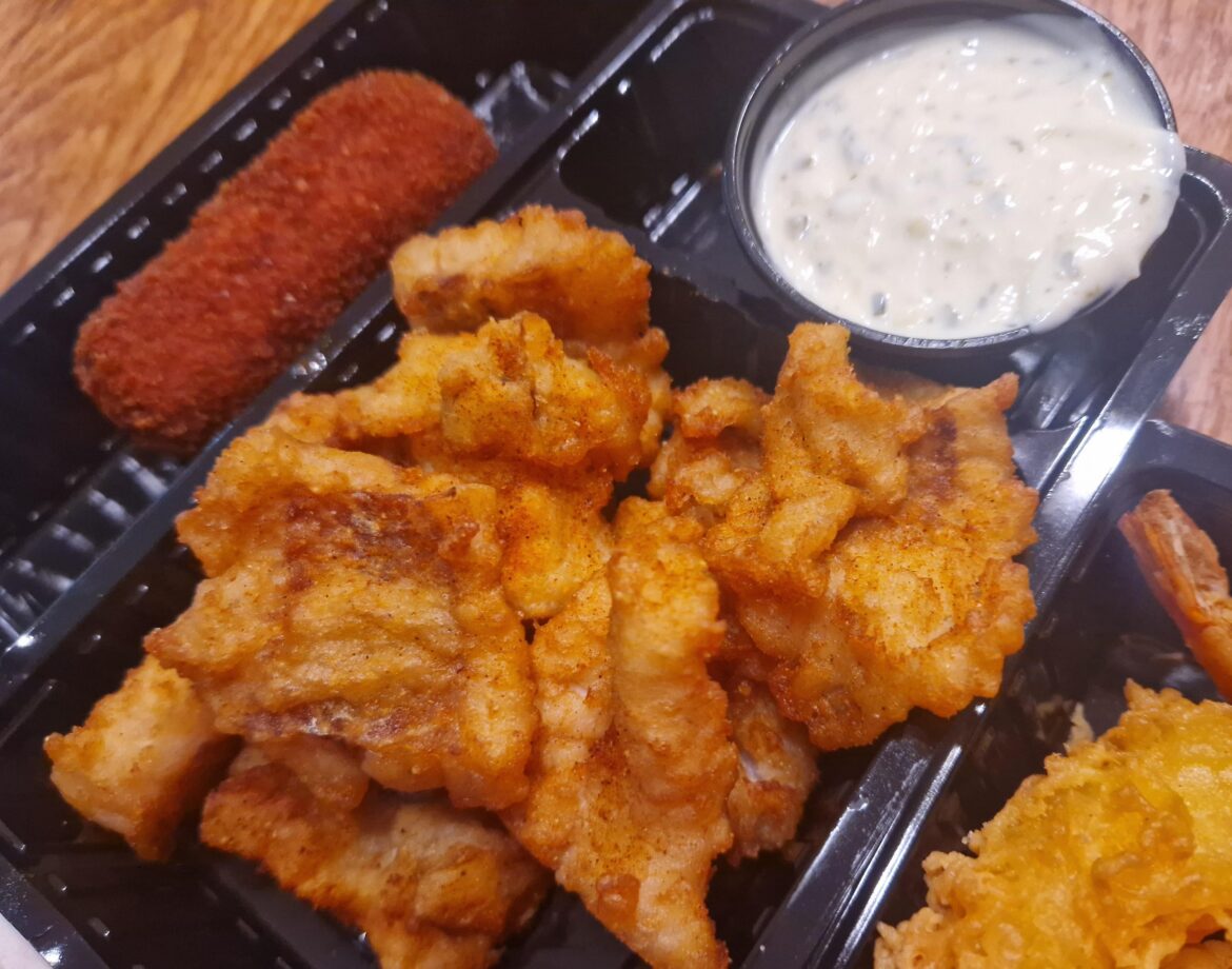 Dutch Kibbeling and Shrimp Kroket