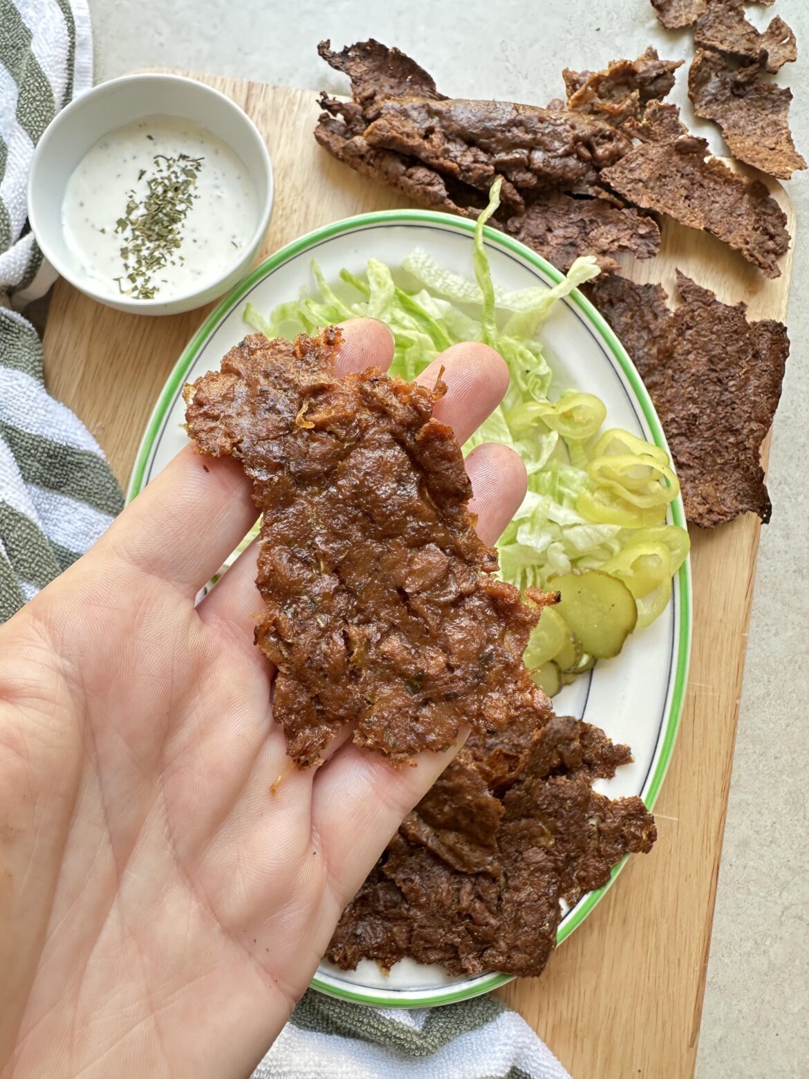 Guys I veganised the viral döner!