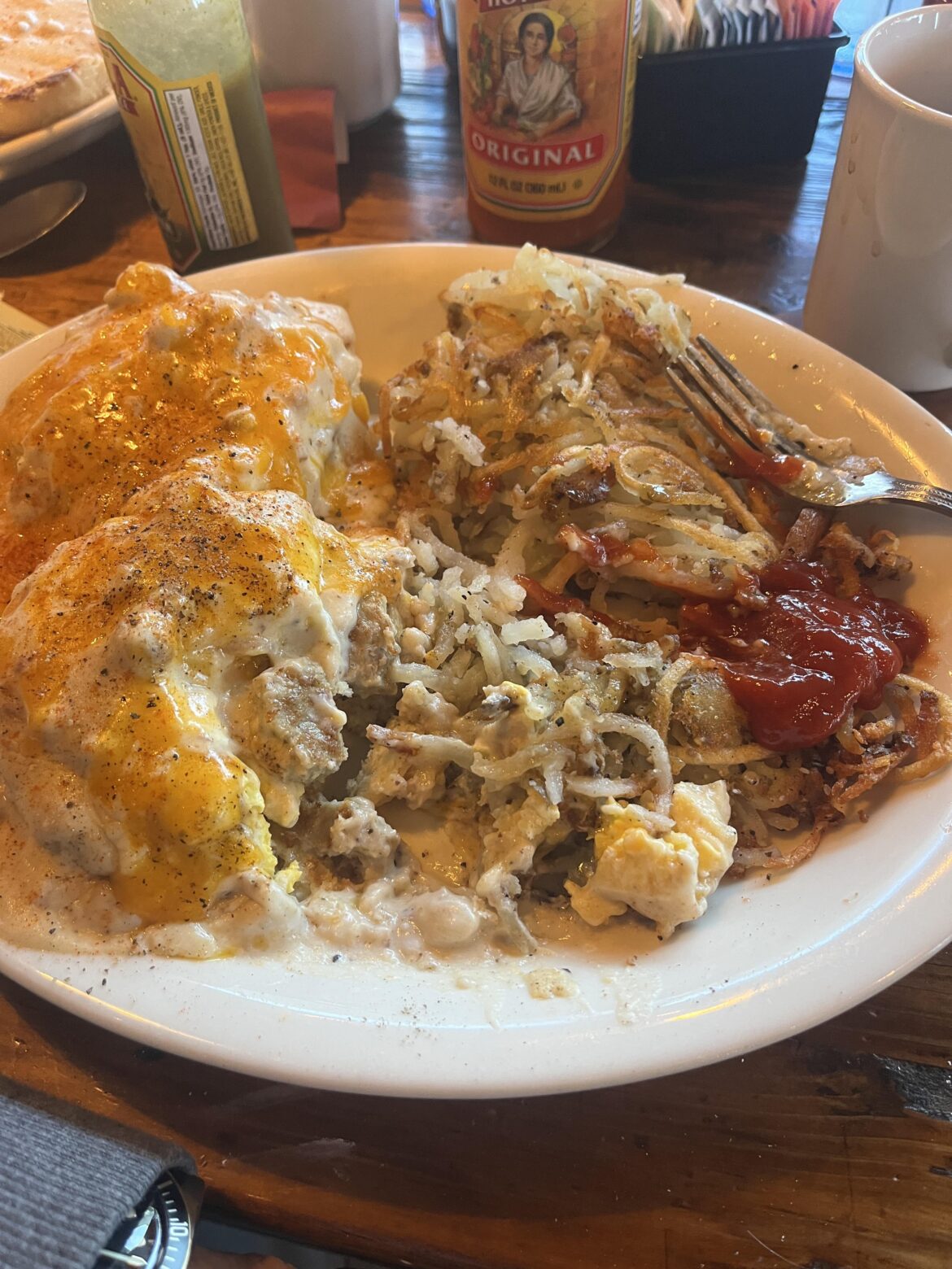 Breakfast over Boise