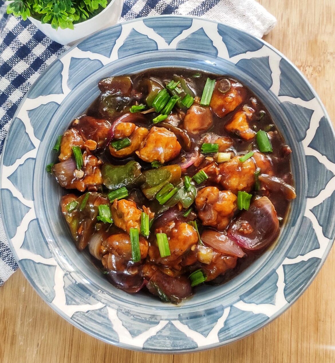 Mushroom chilli 😋