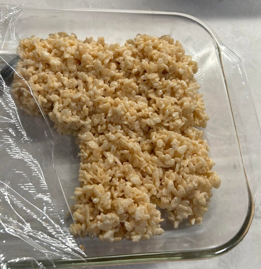 Homemade rice Krispy treats