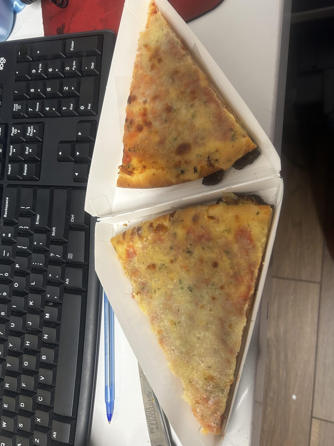 The free pizza at work is probably not worth the price