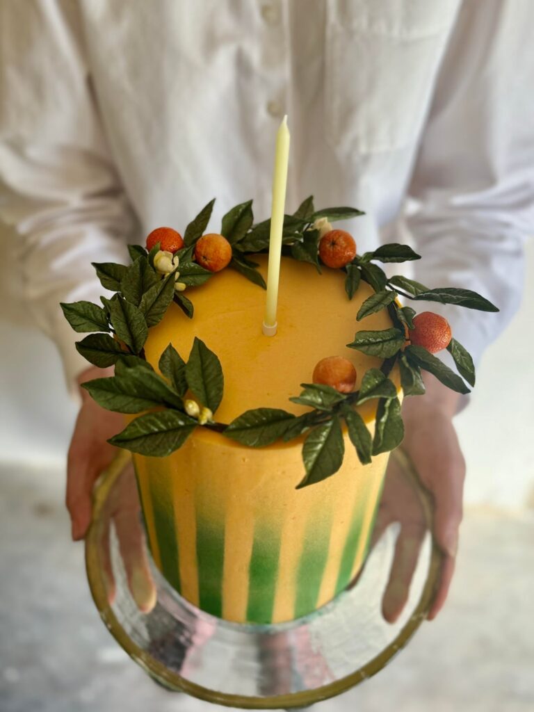 I made my 18th birthday cake 🍊