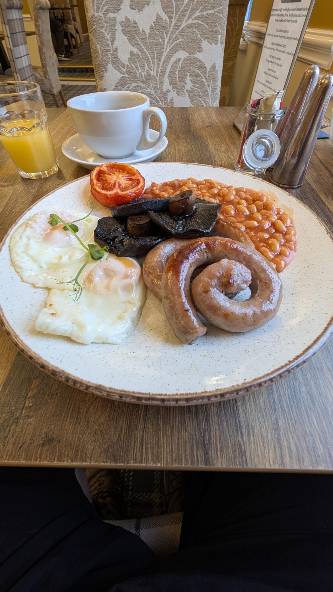 Full Cumberland breakfast - Buttermere Court hotel (technically not a cafe but there isn't a flair for hotel)