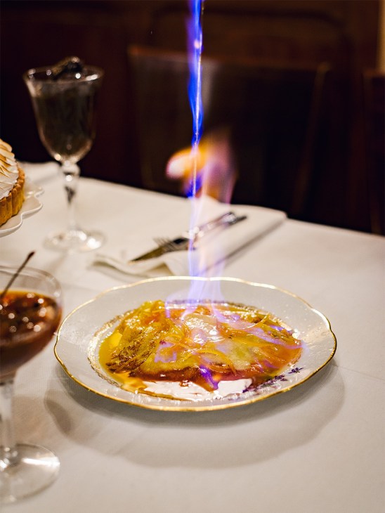 Food from the menu of Le Square Trousseau, Paris