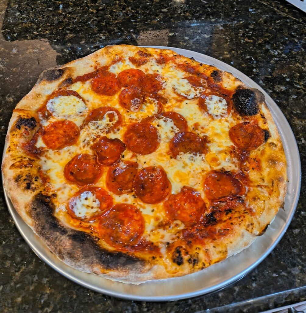 Experimented with Poolish Chefman indoor pizza Oven