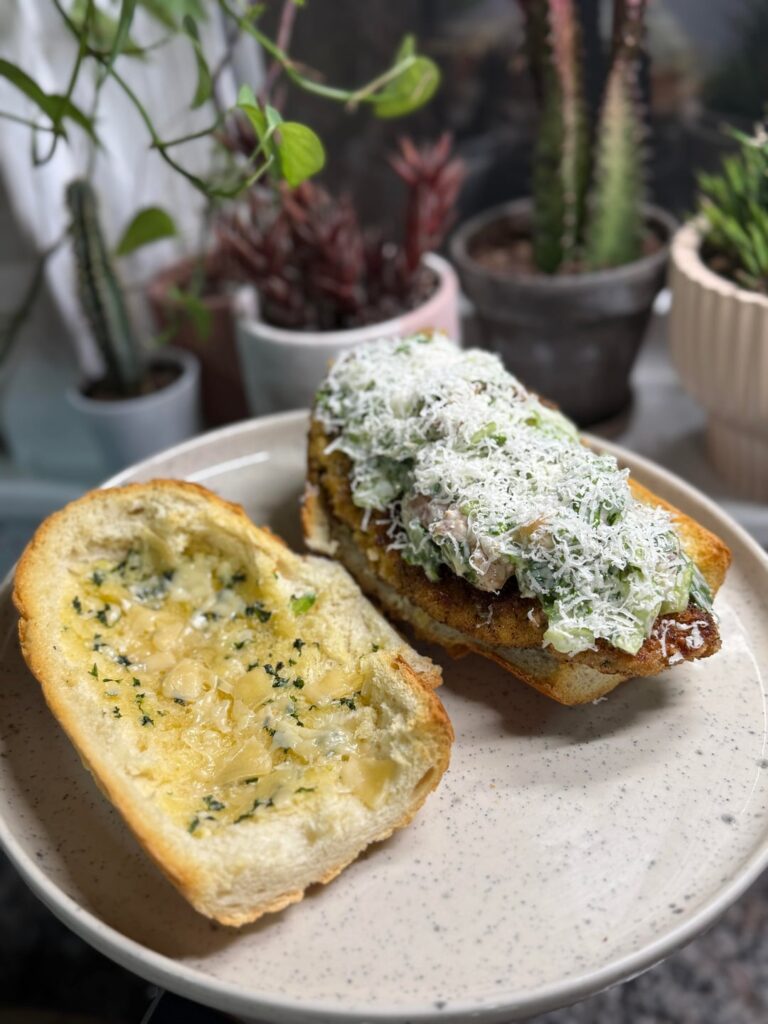 [homemade] Chicken Cesar Sandwich