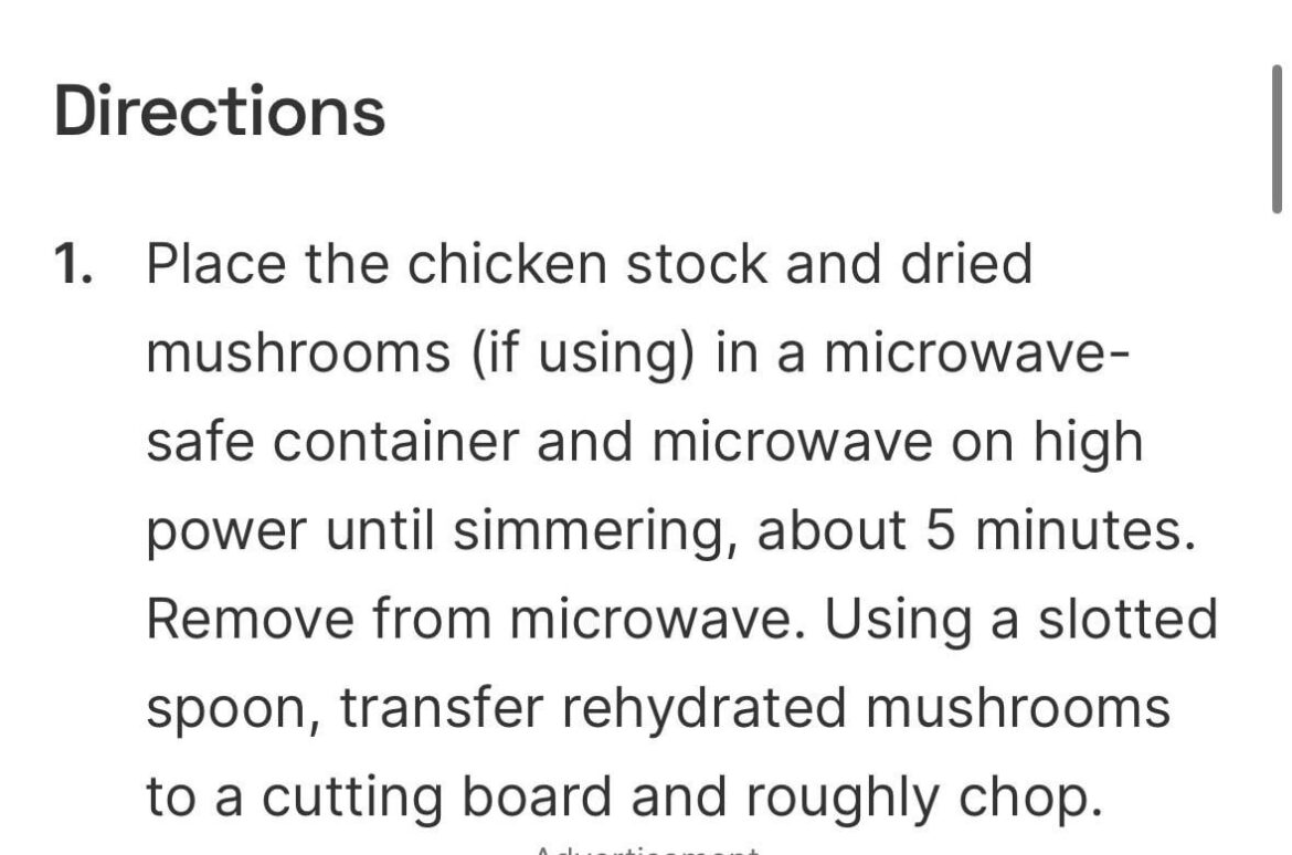 Mushroom risotto recipe: is it okay to not wash the dried mushrooms? Mushroom risotto recipe: is it okay to not wash the dried mushrooms?