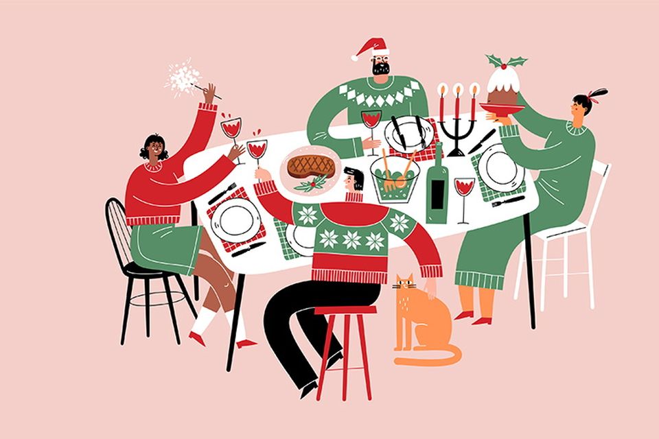 Scrap the traditional Christmas dinner for some exciting new options this year. llustrator: Daria Voskoboeva