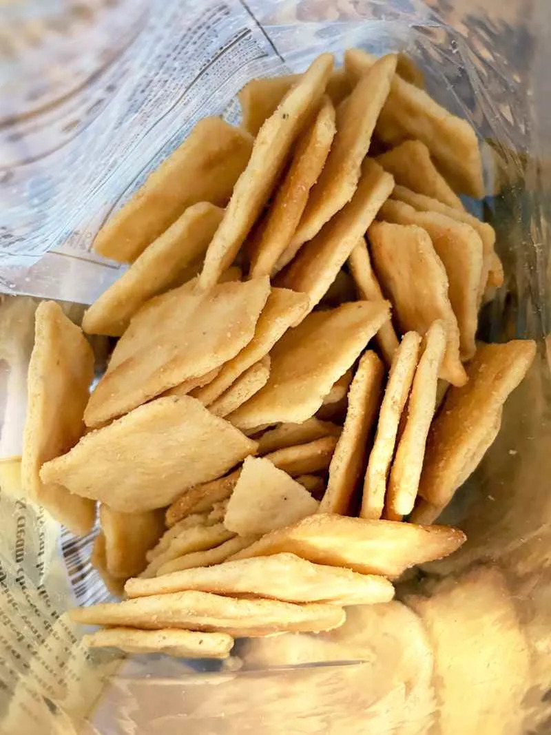 Trader Joe's Cornbread Crisps Sweet and Salty Snack