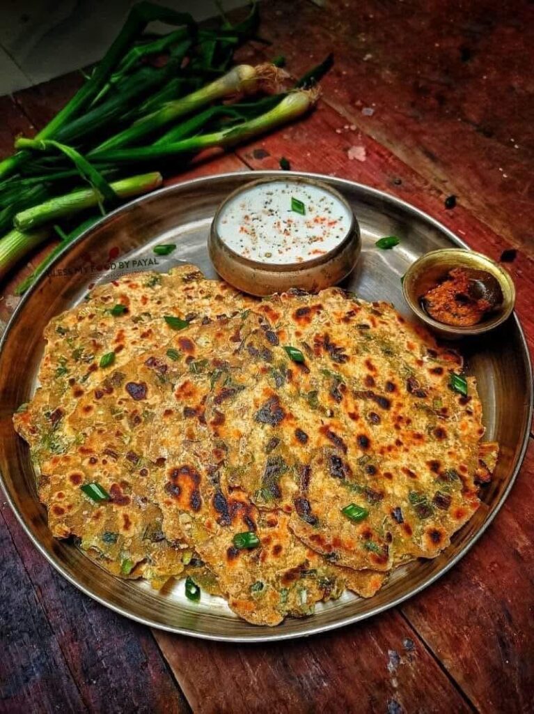 Spring Onion Paratha Spring Onion Paratha