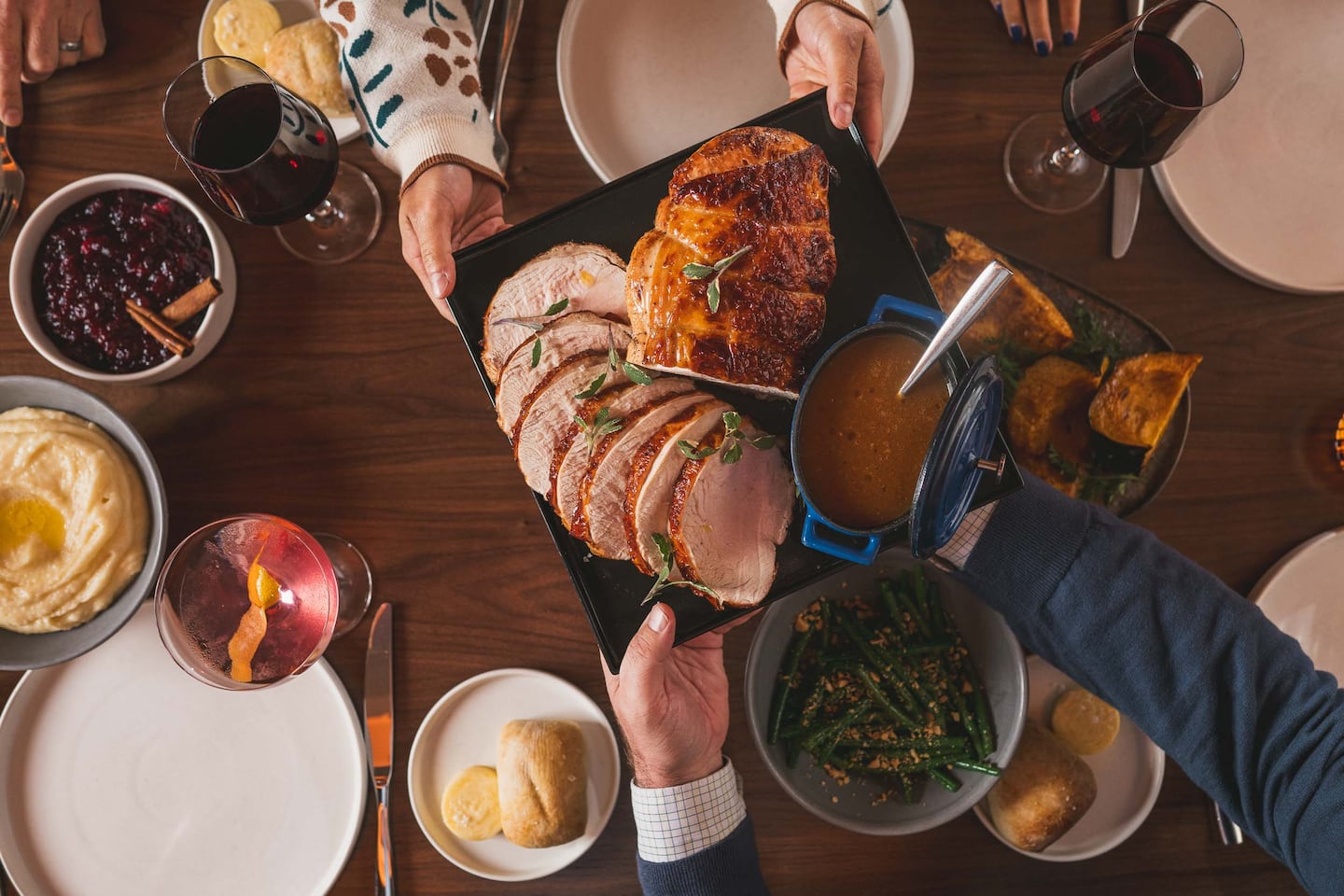 Willow & Ivy Thanksgiving meal.