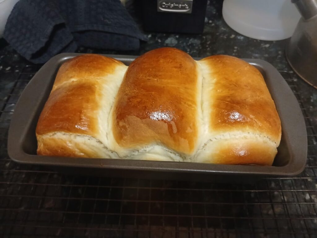 My first ever attempt at making homemade bread. Loaf is a little wonky looking but I think it turned out well!