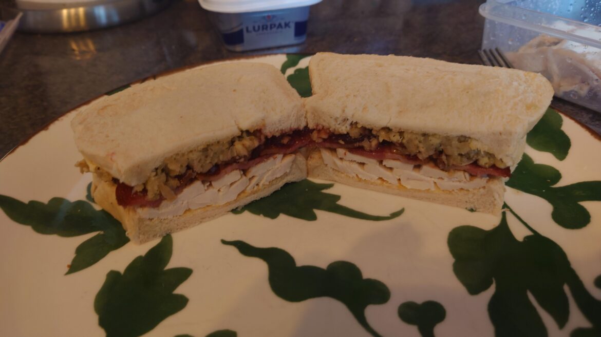 Premature Christmas Sandwich