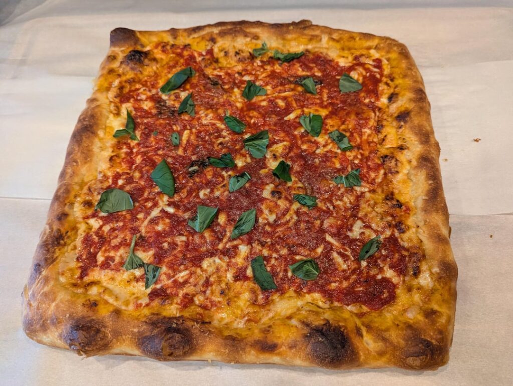 80% hydration Sicilian pizza