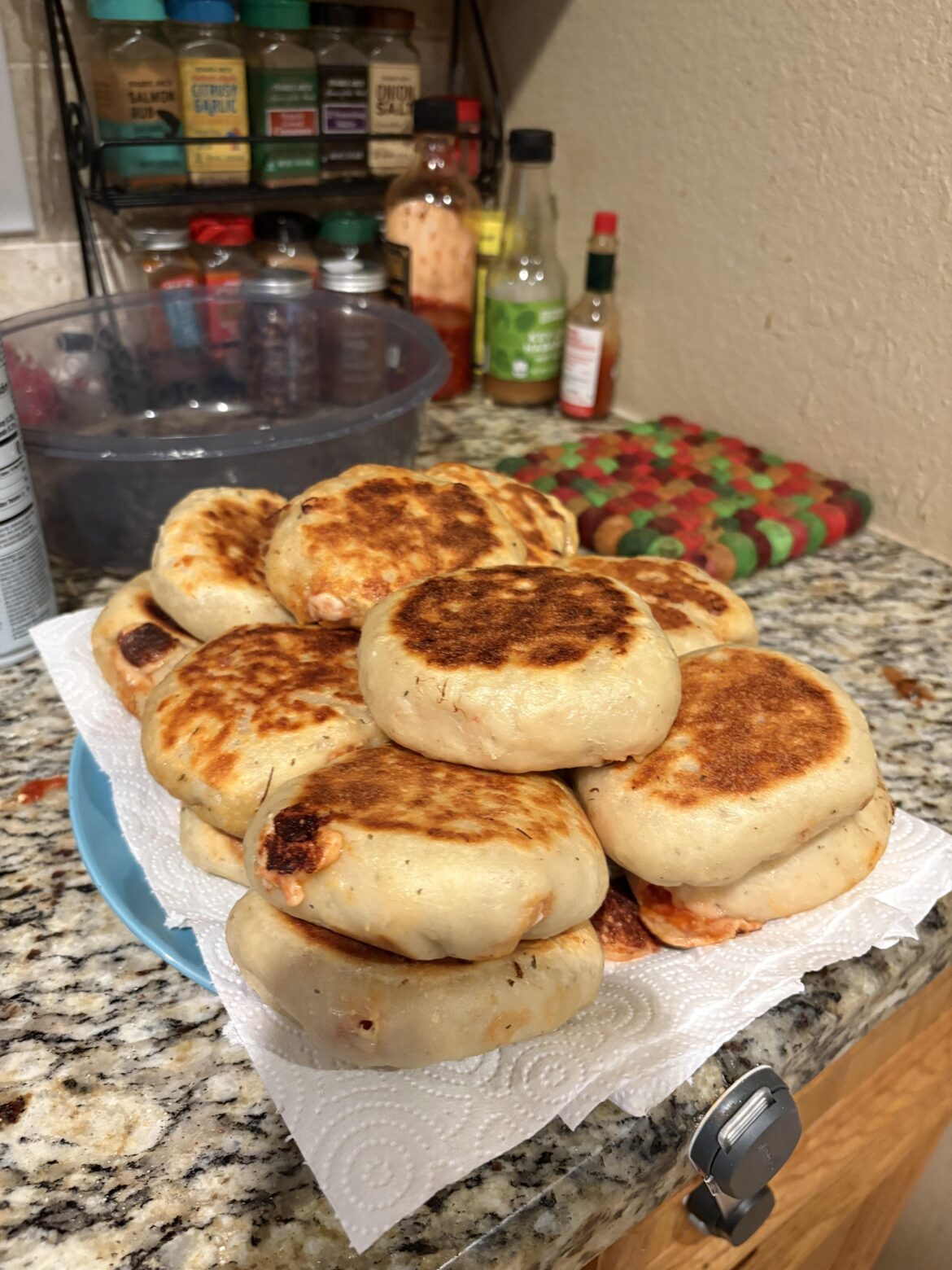 Protein Hot Pockets for lunch this week