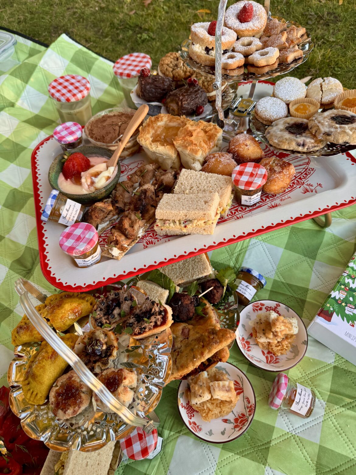 [homemade] Bonne Maman Advent Calendar Inspired Afternoon Tea with 24 Unique Homemade Dishes