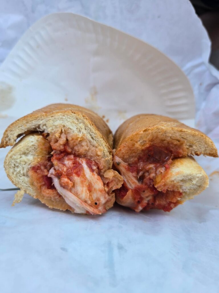 The Sauce + The Hermosa Chicken Sandwiches from Mickey's Italian Deli