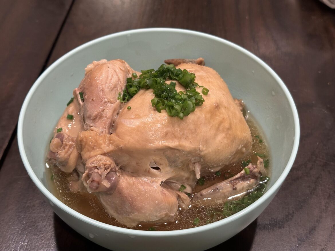 Feels a little unorthodox, but I present samgyetang made via crockpot Feels a little unorthodox, but I present samgyetang made via crockpot