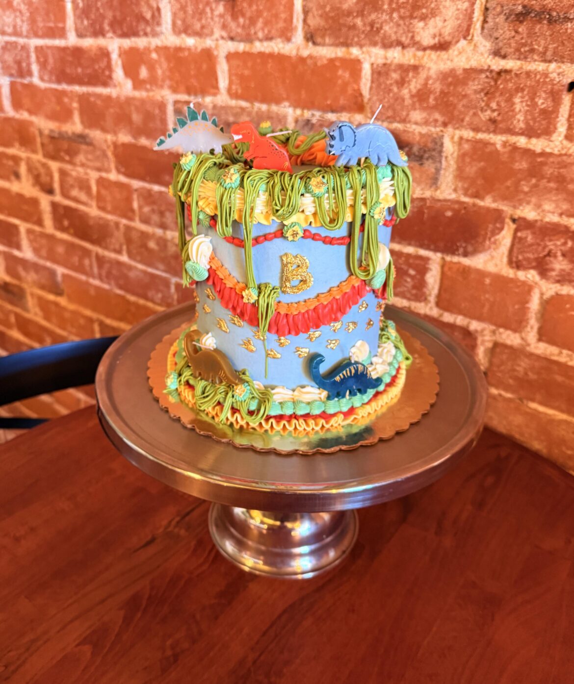 Dinosaur cake for my 2 year old’s birthday party this weekend!