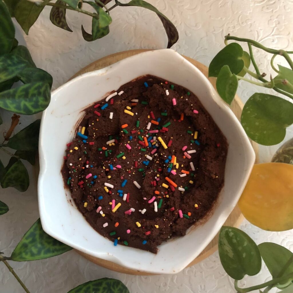 Edible brownie batter! 200 cal