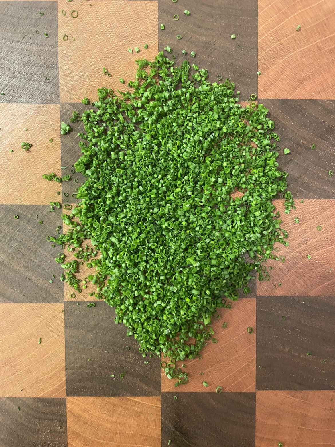Cutting a couple of chives almost every day until this Reddit says they’re perfect. Day 50