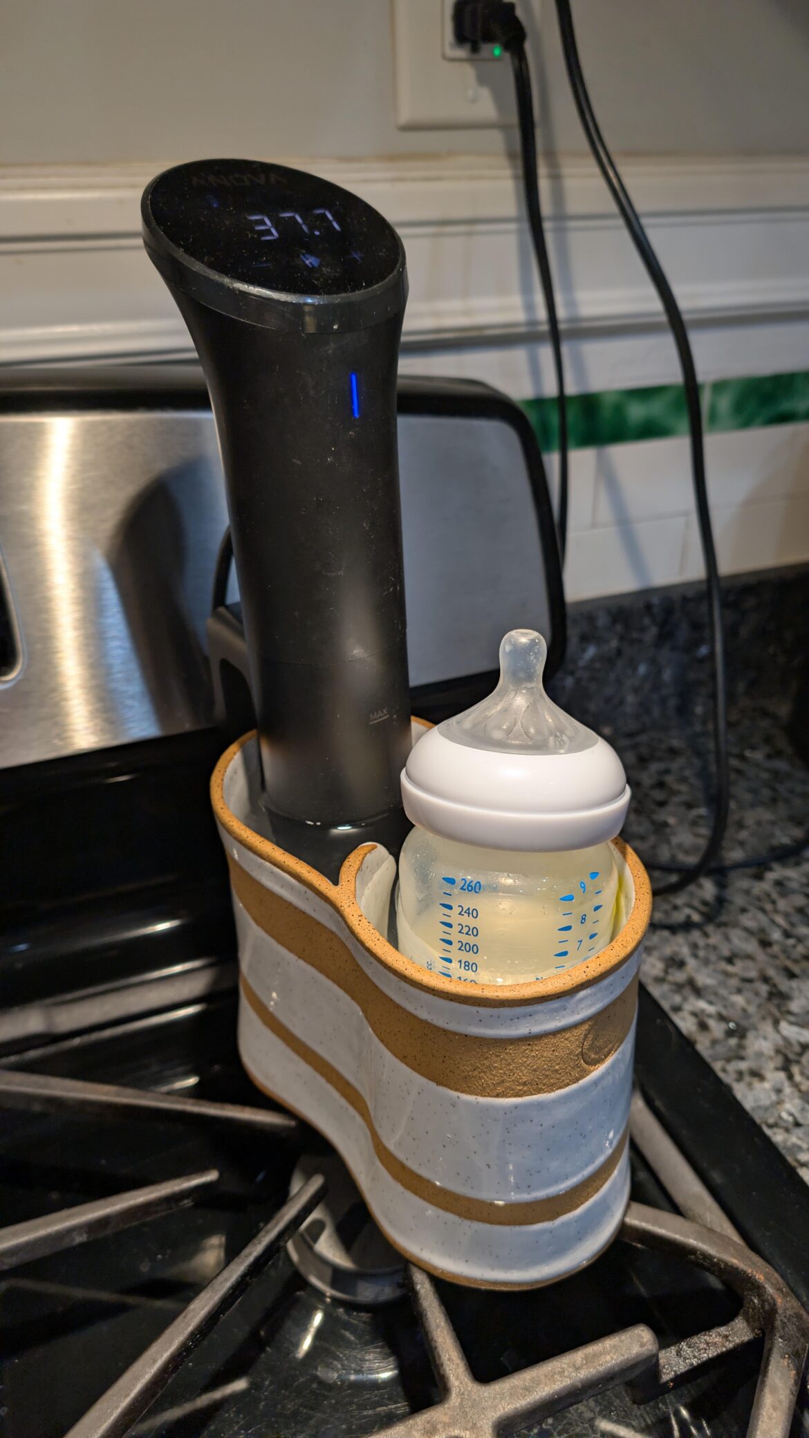 Upgraded to prevision bottle warmer
