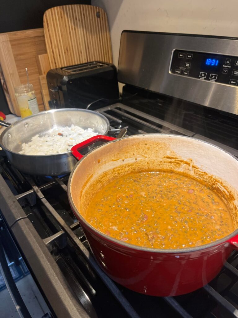 Freezer dinner prep: Indian food!
