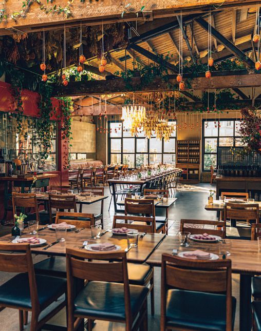 Che Fico's dining room PHOTO BY: ERIC WOLFINGER