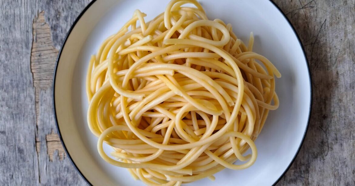 Nearly half of Brits believe eating pasta without sauce is a culinary crime Nearly half of Brits believe eating pasta without sauce is a culinary crime