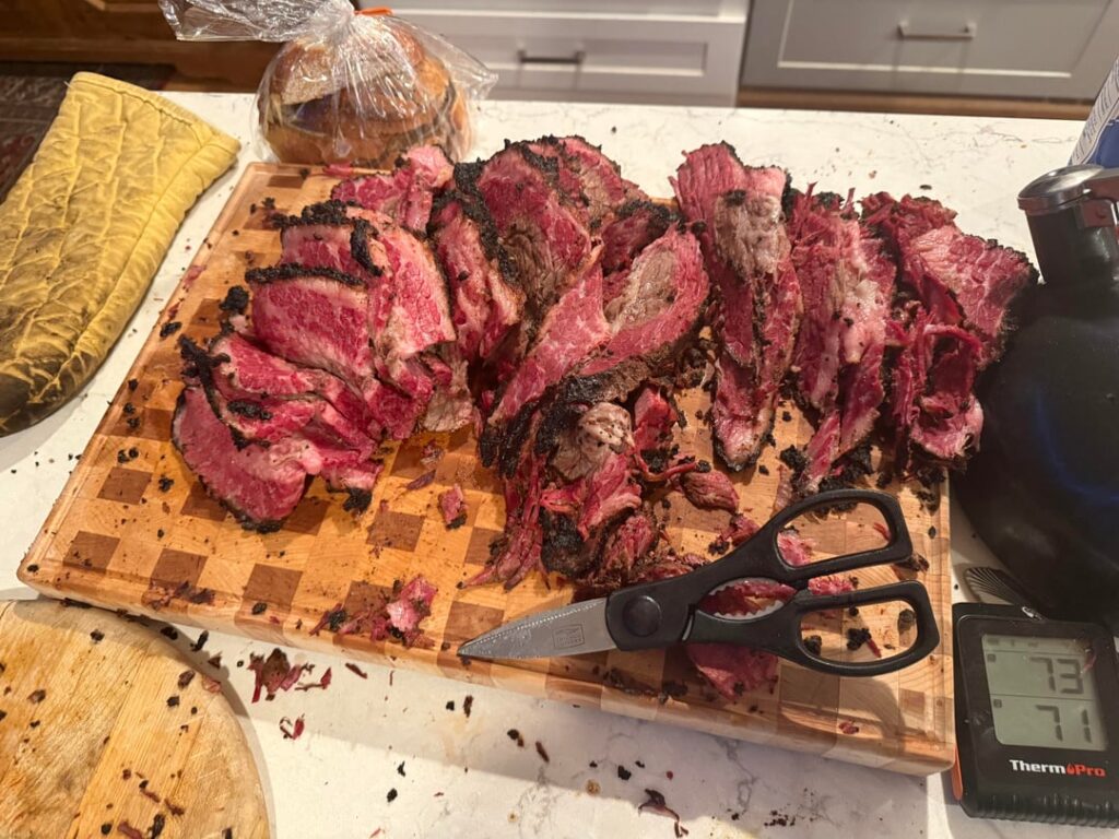 As a Jew who loves bbq. It’s great when two worlds collide and I get to make incredible Pastrami Rubins.