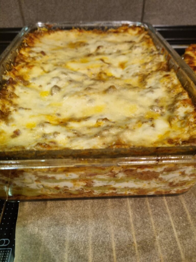 Homemade traditional Lasagna