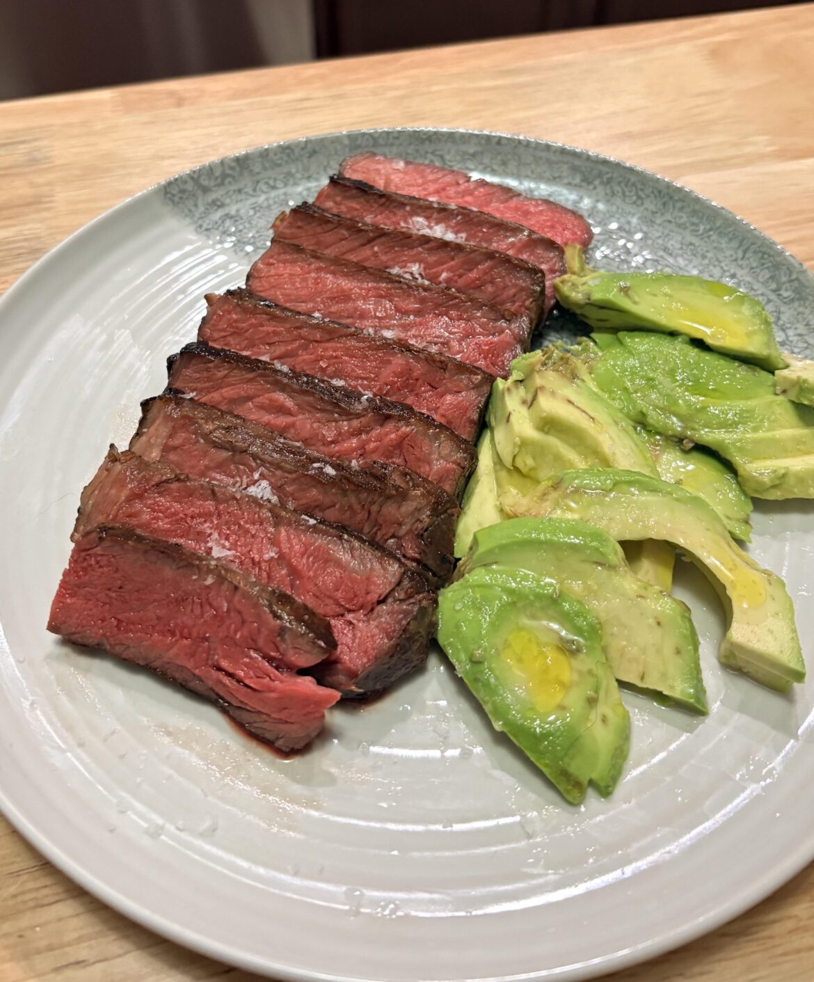 Just realized. I may never go out for steak again… oh well.